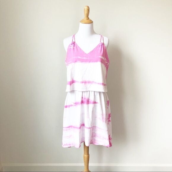 Marc New York Pink and white the dye summer dress - Picture 1 of 7